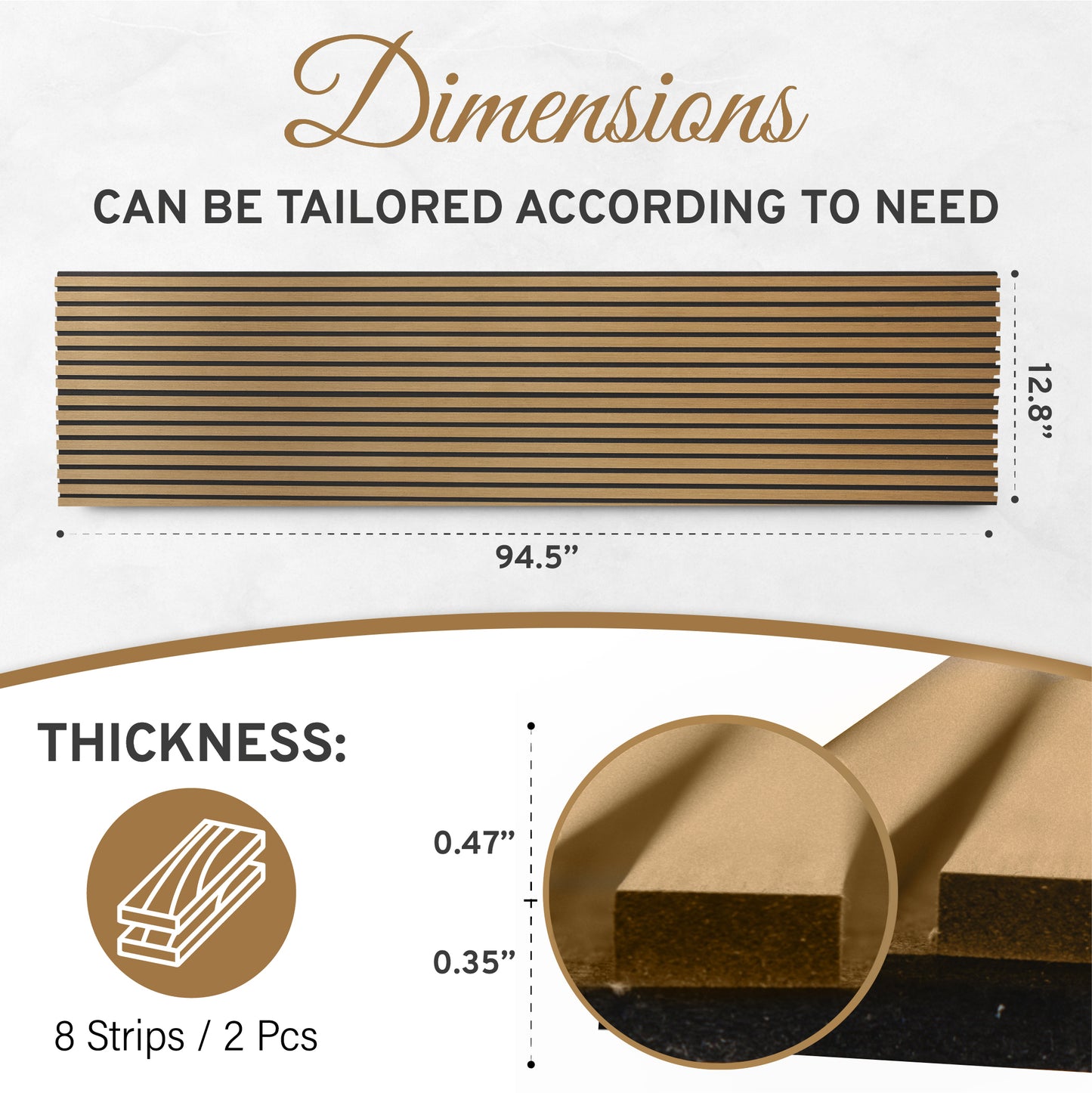 acoustic wood wall panel dimensions