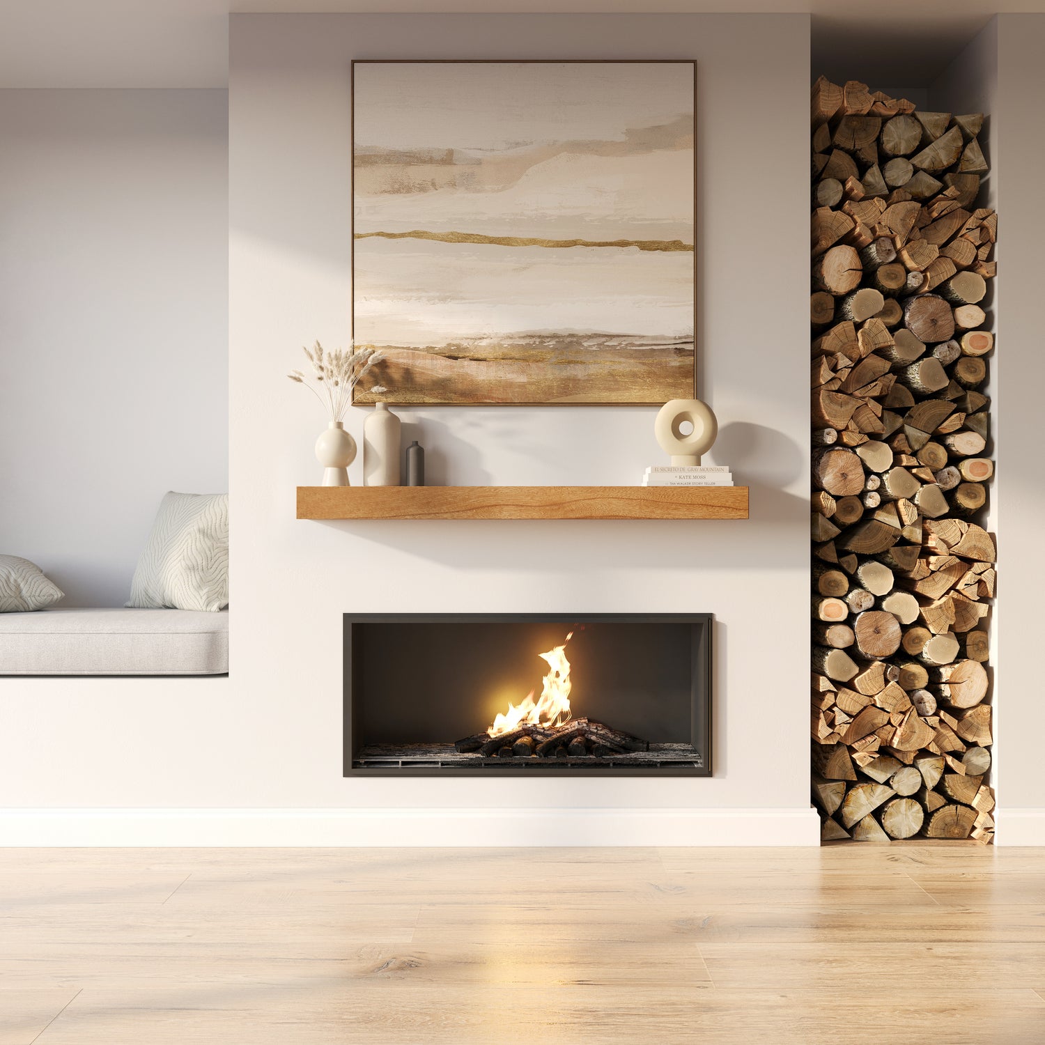 The Classic Fireplace Mantel