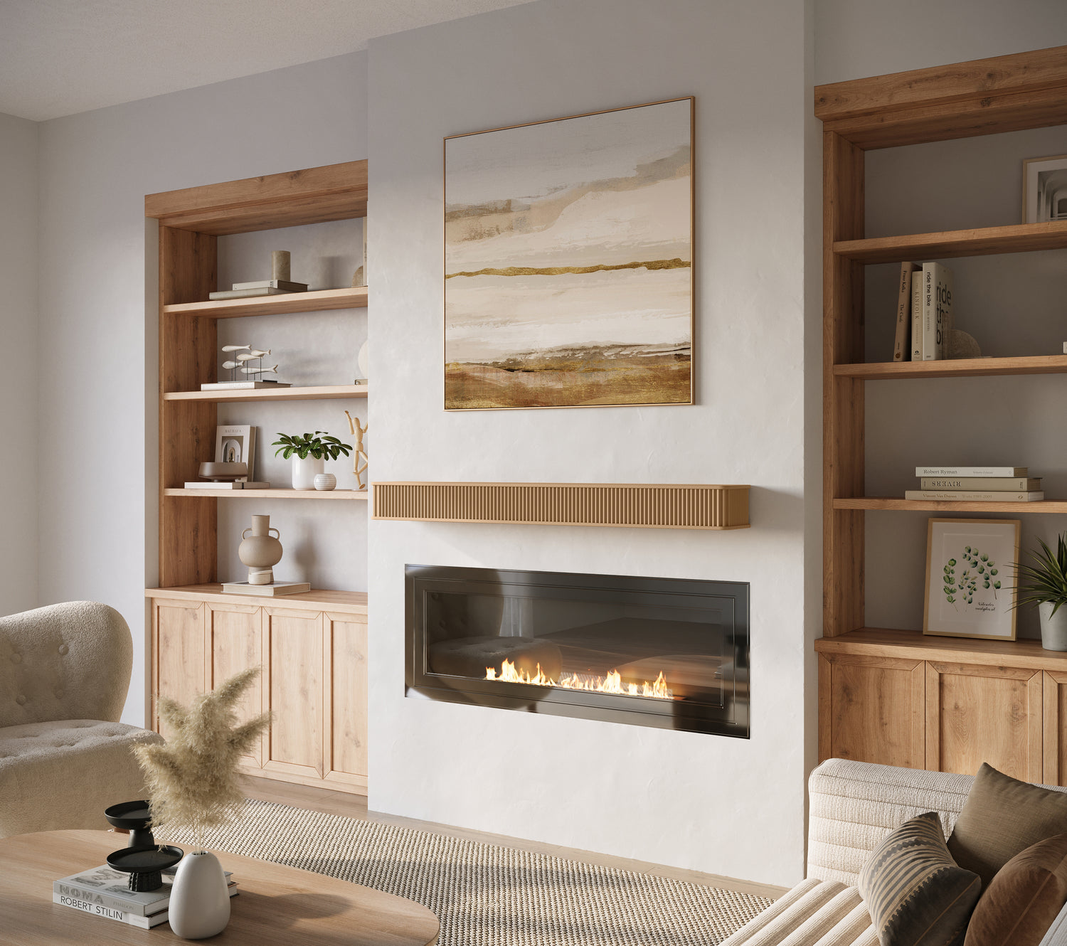 Fluted Mantel