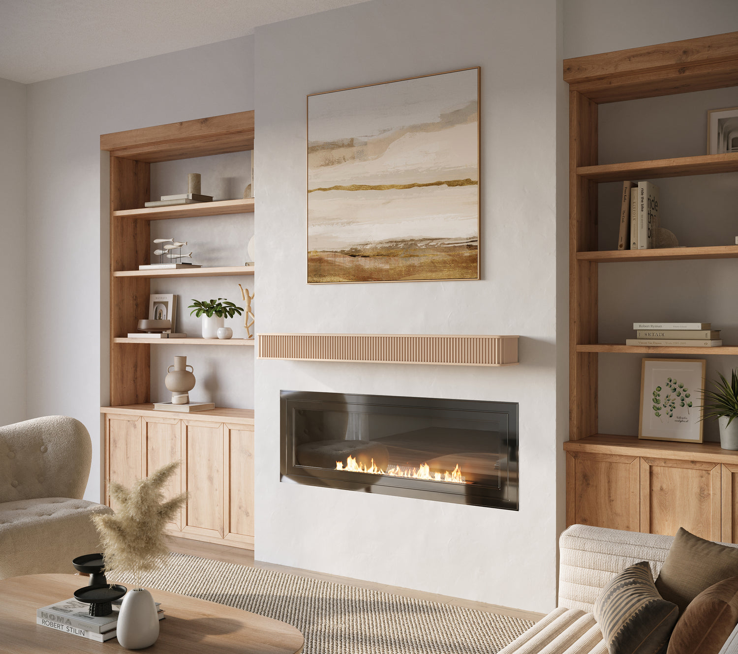 Fluted Mantel