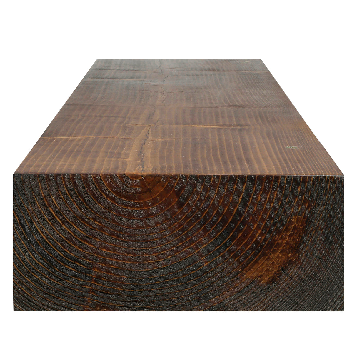Modern Smooth Timber Fireplace Mantel