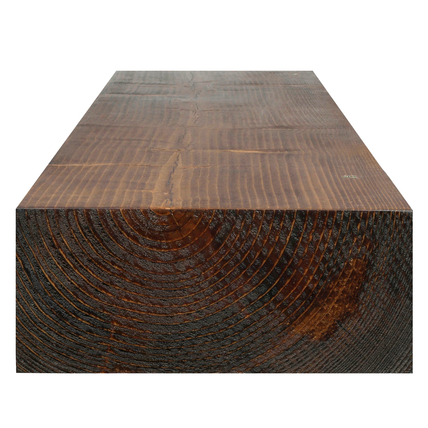 Modern Smooth Timber Fireplace Mantel