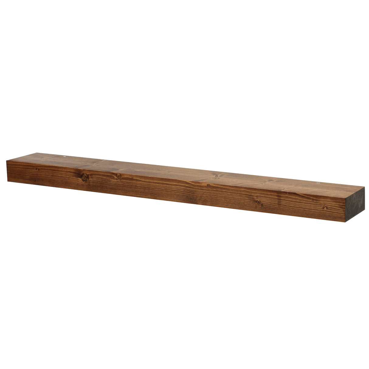 Modern Smooth Timber Fireplace Mantel