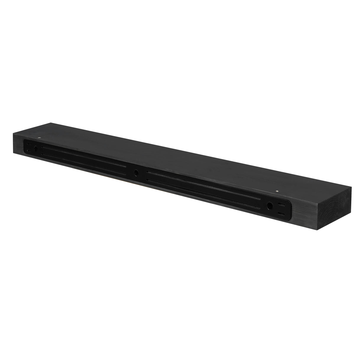 Modern Smooth Timber Fireplace Mantel
