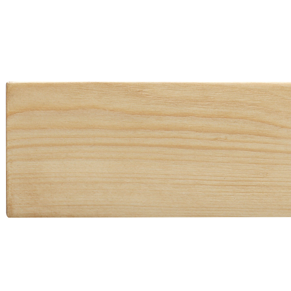 Modern Smooth Timber Fireplace Mantel
