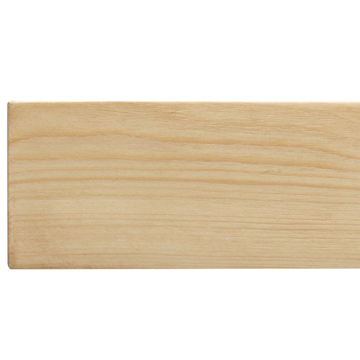Modern Smooth Timber Fireplace Mantel