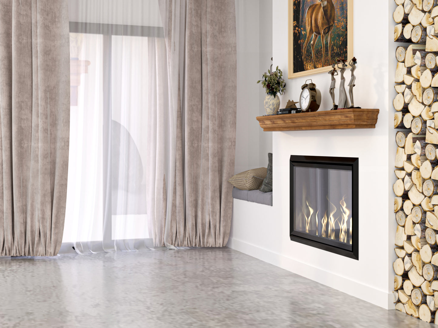 Shaker Style Mantel