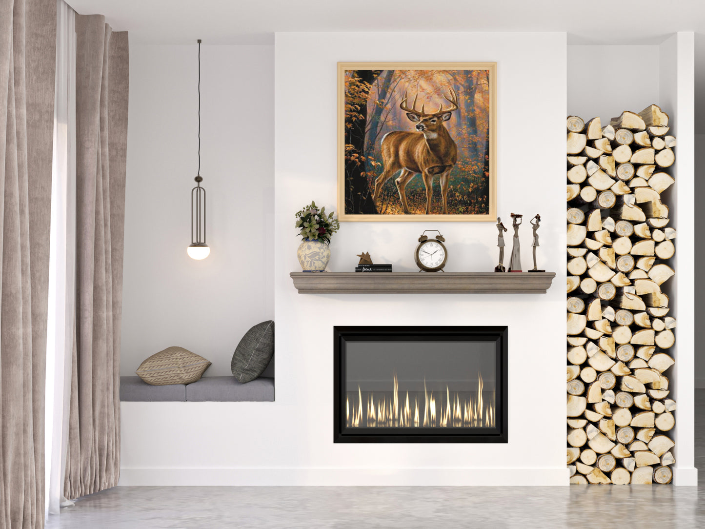 Shaker Style Mantel