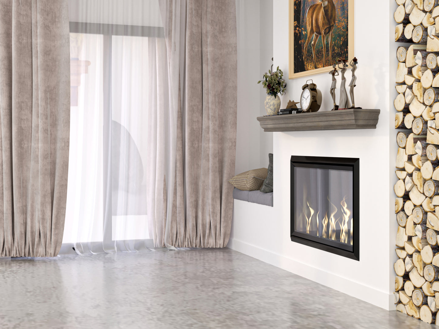 Shaker Style Mantel