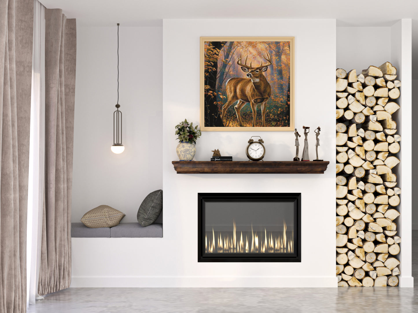 Shaker Style Mantel