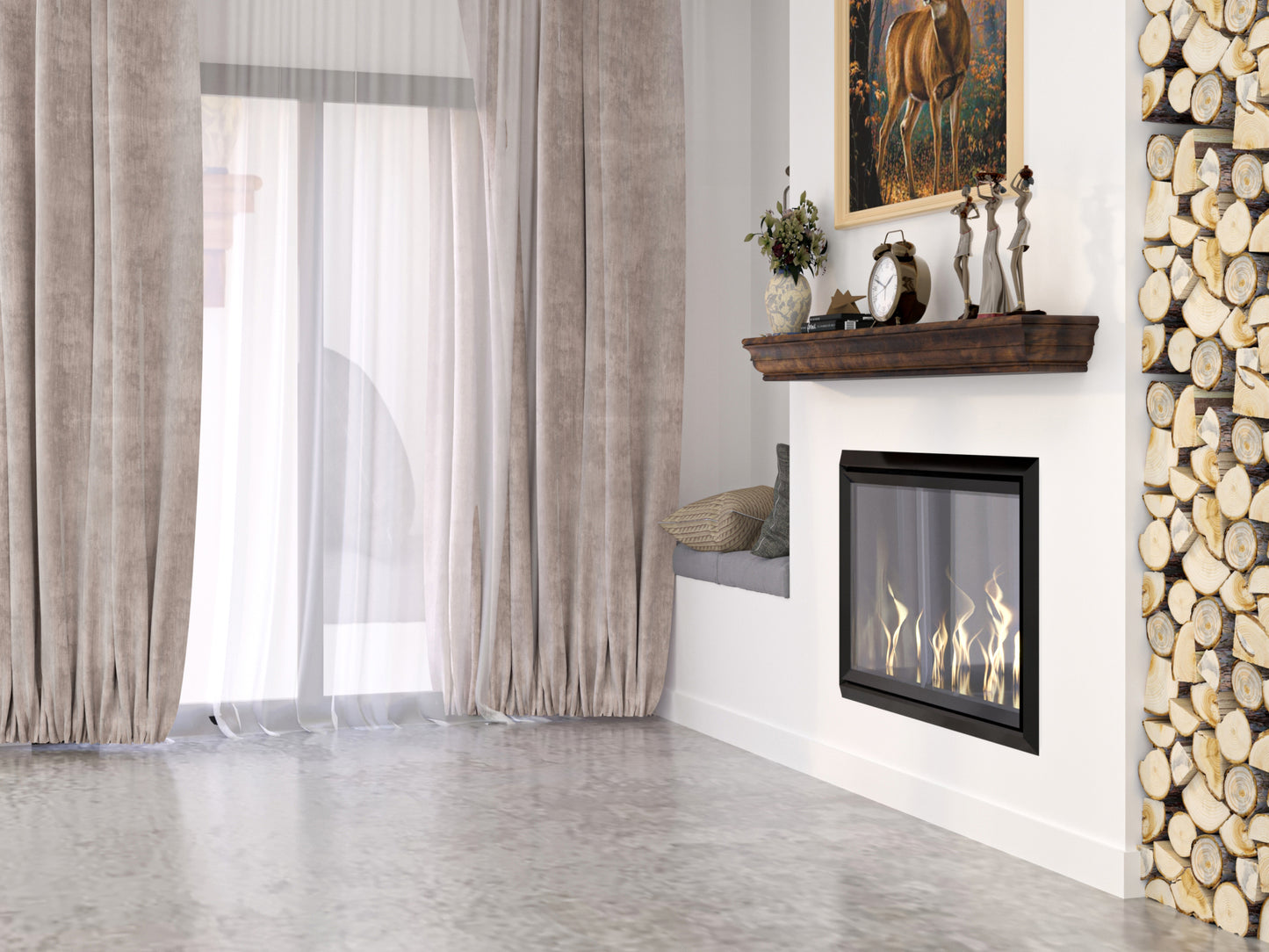 Shaker Style Mantel
