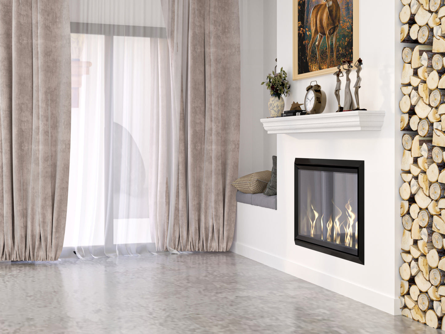 Shaker Style Mantel