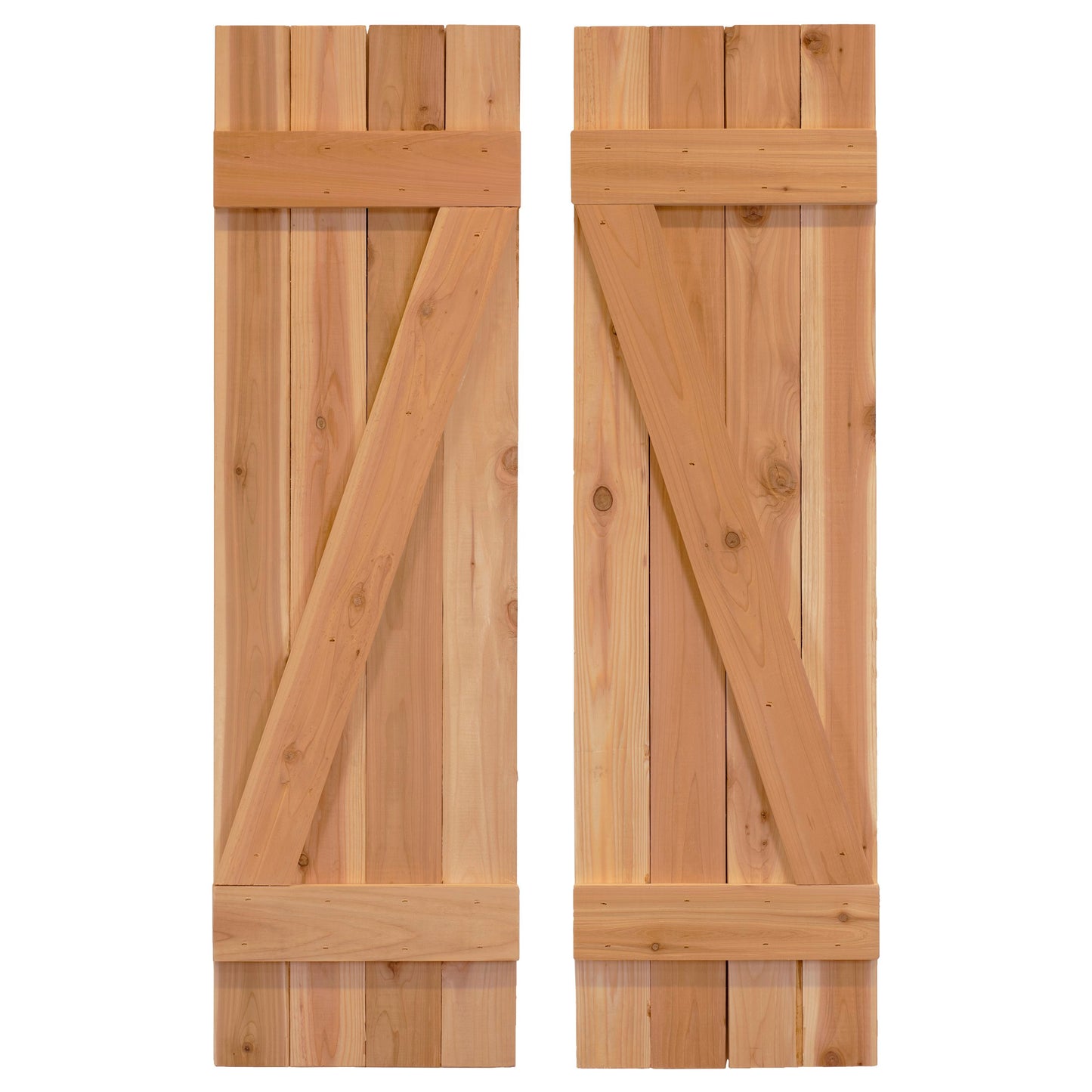 Dirty Blonde Z Wood Shutters