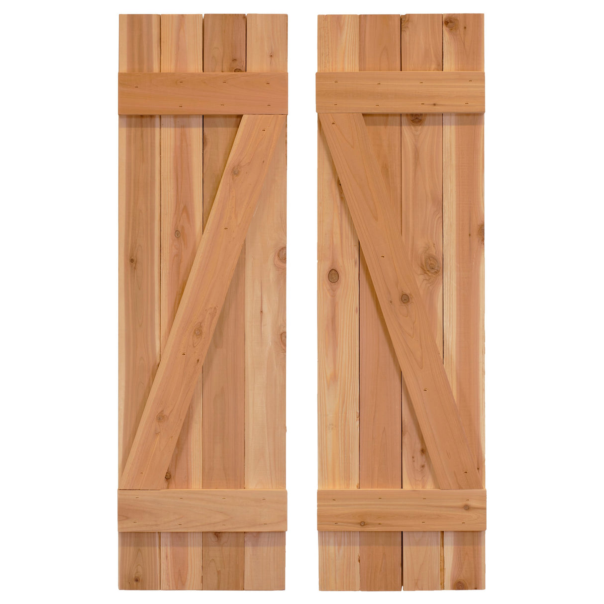 Dirty Blonde Z Wood Shutters