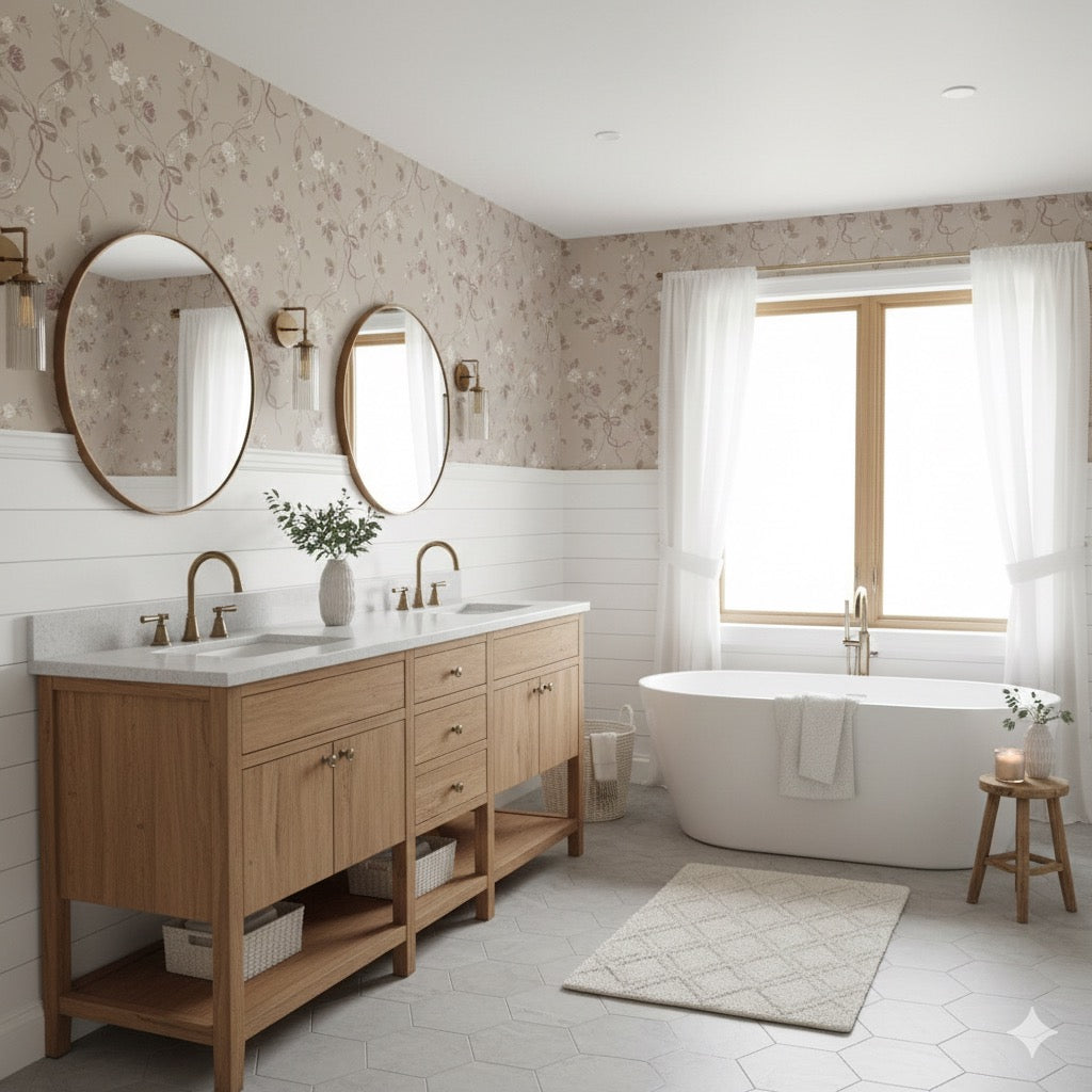 Powder Room Makeover Ideas Under $500