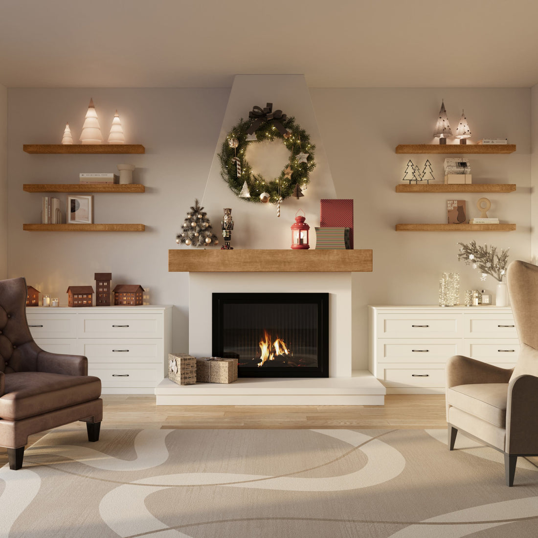 Christmas Mantel Ideas: Classic and Modern Holiday Fireplace Styling