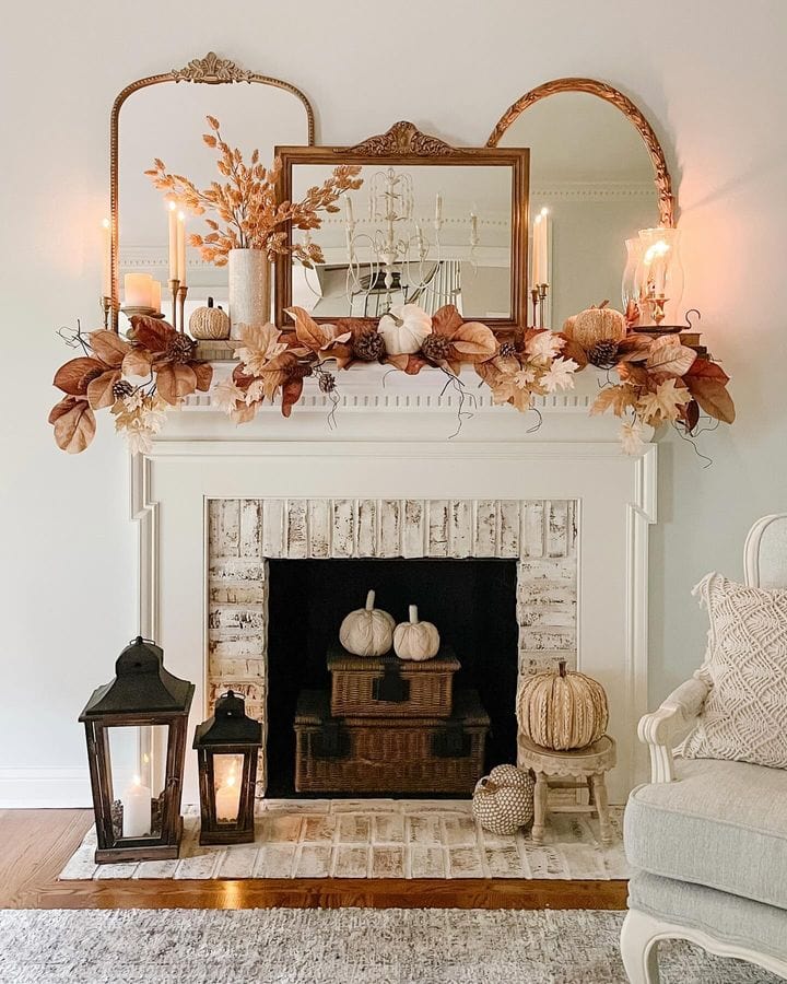 Fall Mantel Decorating Ideas: Seasonal Styling for Your Fireplace