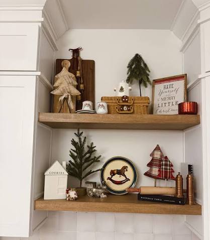 Floating Shelves for Holiday Decorating: Seasonal Styling Ideas