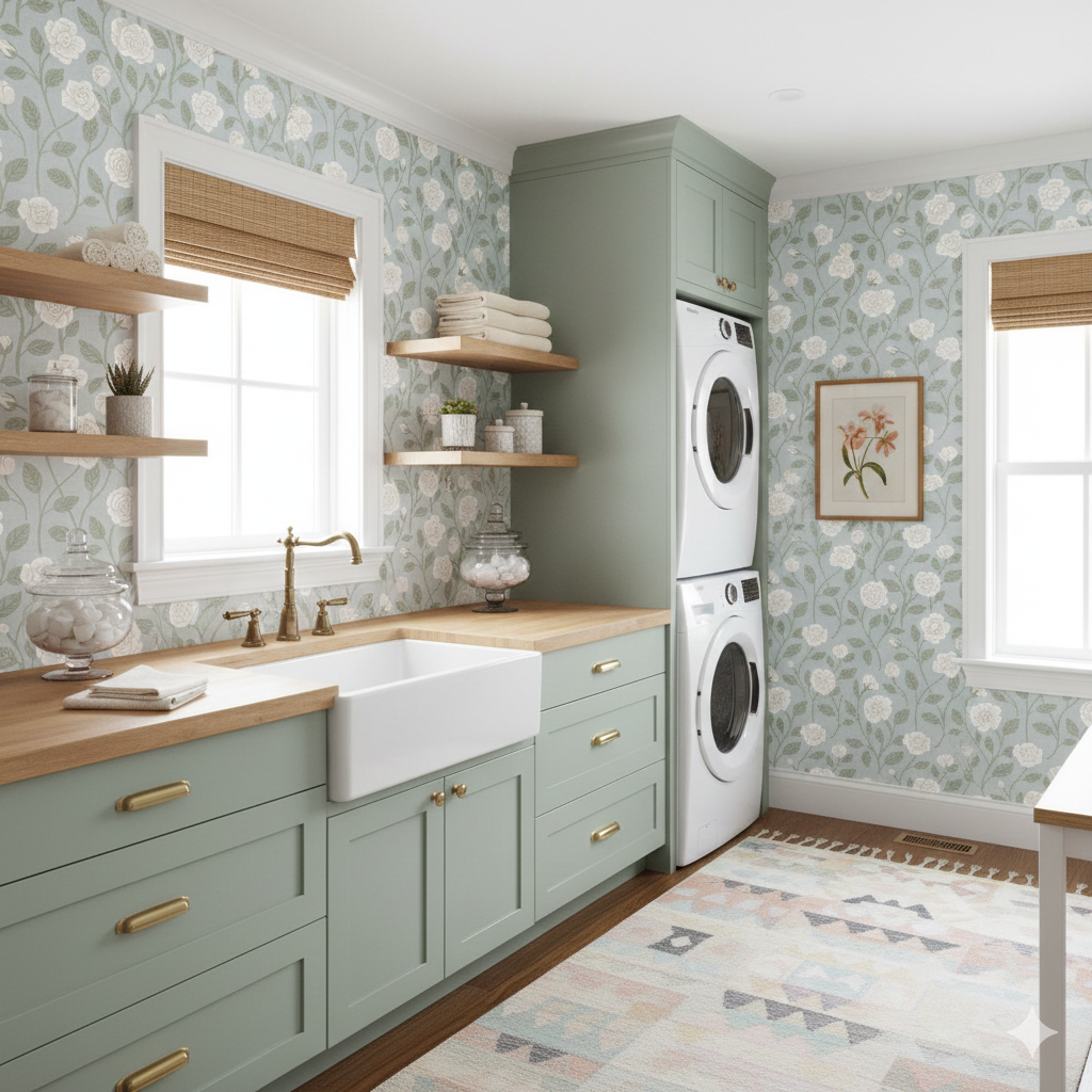 Why Your Laundry Room Deserves a Real Wood Shelf (Not Just Wire Racks)