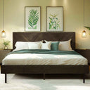 Alander Solid Wood Bed Frame - front view