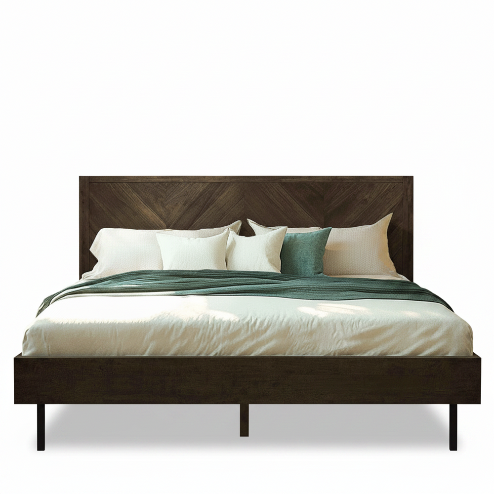 Alander Solid Wood Bed Frame