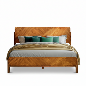 Bifrost Solid Wood Bed Frame With Headboard