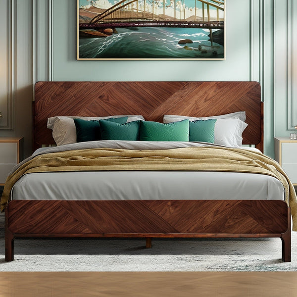 Bifrost Solid Wood Bed Frame With Headboard - view 12