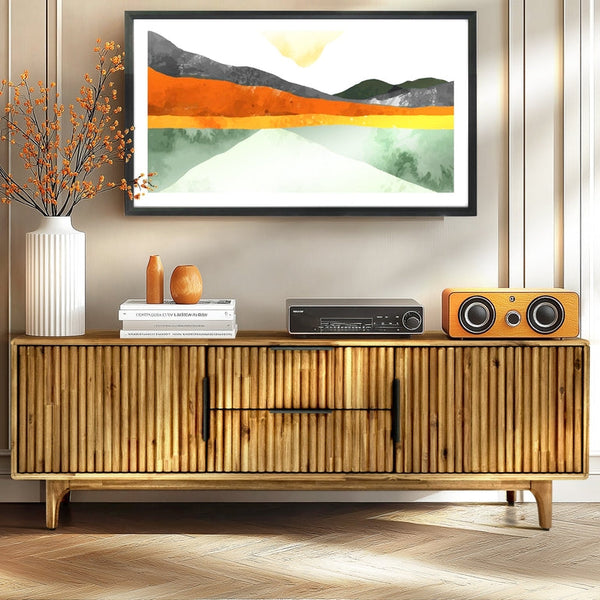 Bosk Wood Fluted TV Stand - view 11
