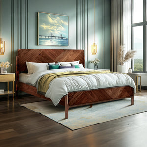 Bifrost Solid Wood Bed Frame With Headboard - view 13