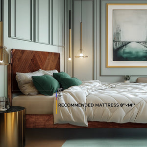 Bifrost Solid Wood Bed Frame With Headboard - view 14