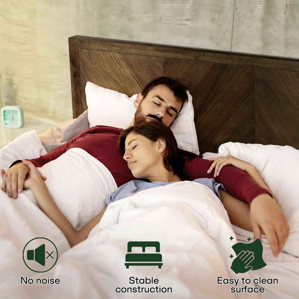 Alander Solid Wood Bed Frame - dimensions