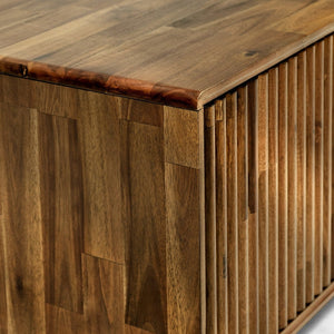 Bosk Wood Fluted TV Stand - product view