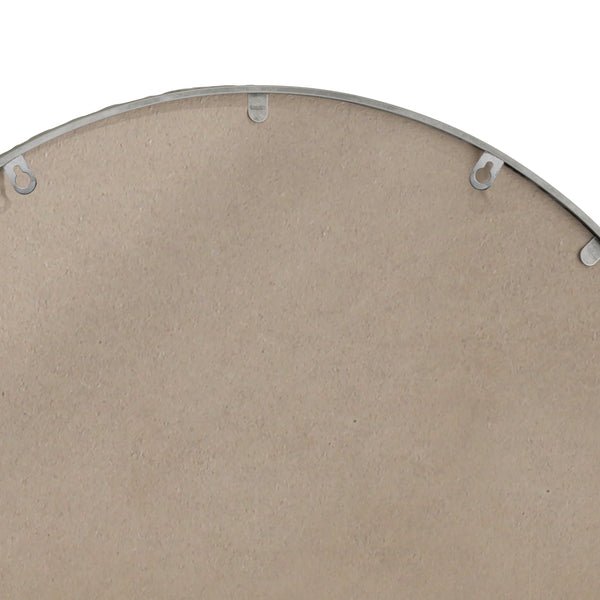 Arched Silver Wall Mirror with Tempered Glass Metal Frame - view 11