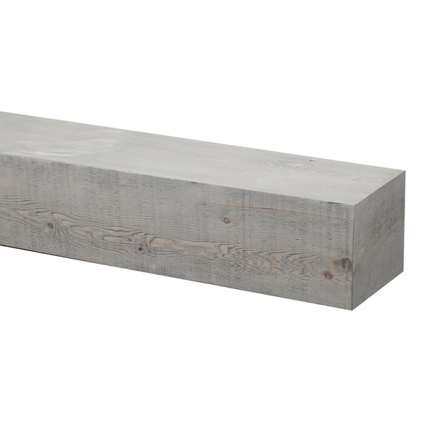 Barn Beam Mantel | Textured Real Wood Fireplace Mantel