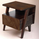 Rum Handcrafted Solid Wood Nightstand - view 11