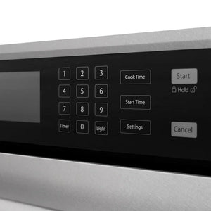 ZLINE 30'Professional True Convection Single Wall Oven, Air Fry, Self Clean, DuraSnow® Matte Black WASSZ-30-MB - product view