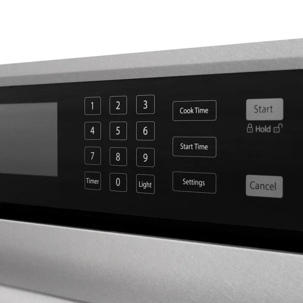 ZLINE 30'Professional True Convection Single Wall Oven, Air Fry, Self Clean, DuraSnow® Matte Black WASSZ-30-MB - product view