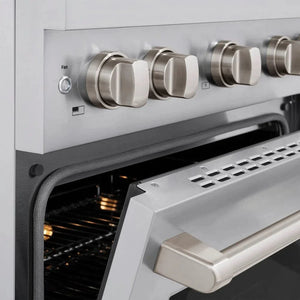 ZLINE 30'Paramount Dual Fuel Range Stainless Steel, Brass Burner, SDR-BR-30 - product view