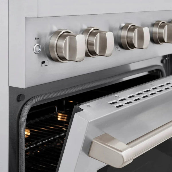 ZLINE 30'Paramount Dual Fuel Range Stainless Steel, Brass Burner, SDR-BR-30 - product view