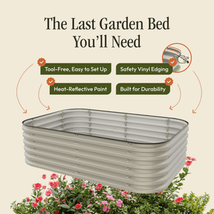 Gro-Rite 'No Tools Needed' Premium Metal Raised Garden Bed Kit - view 16