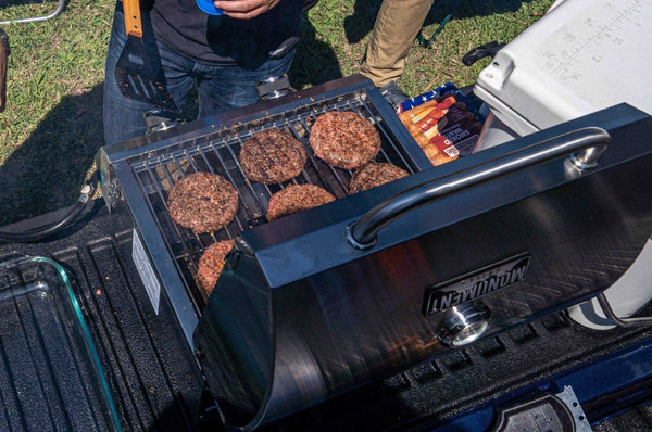 13742 | Stainless Tabletop Propane Gas Grill - alternate view