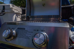 13742 | Stainless Tabletop Propane Gas Grill - product view