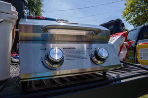 13742 | Stainless Tabletop Propane Gas Grill - view 11