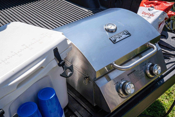 13742 | Stainless Tabletop Propane Gas Grill - view 13