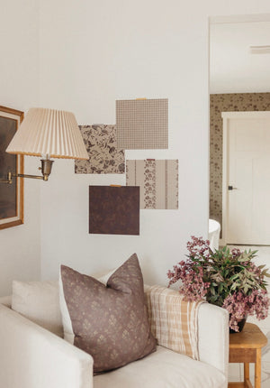 Roselle Stripe Wallpaper by Safari Natalia x Taddy Mikelaites