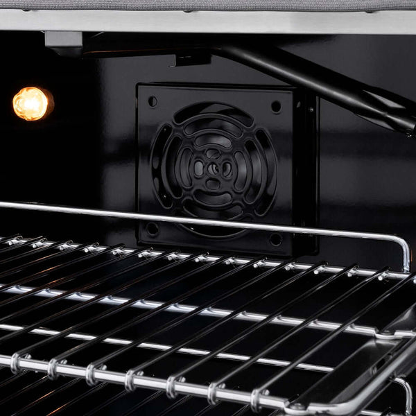 ZLINE 36'Gas Range, Convection Gas Oven , DuraSnow� Brass Burners, SGRS-BR-36 - view 17