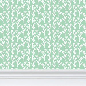 Ivy Manor Wallpaper (Mint)