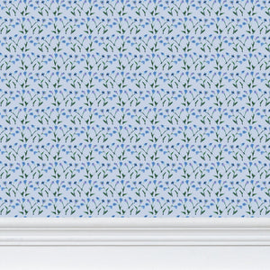 Genevieve Wallpaper (Periwinkle Multi)