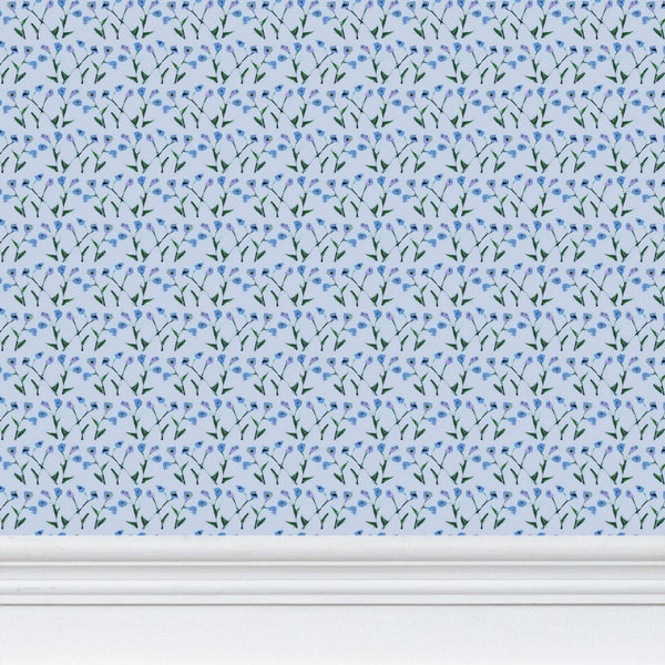 Genevieve Wallpaper (Periwinkle Multi)