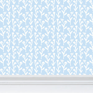 Ivy Manor Wallpaper (Bluebird)